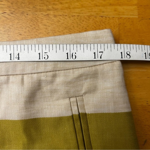 J. CREW Tulum Linen Rugby Stripe Skirt - Picture 8 of 9